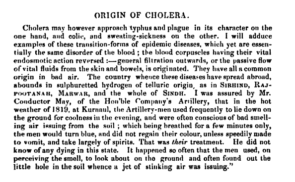 cholera